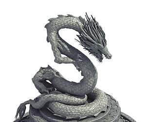 Decorative stone - dragon 09