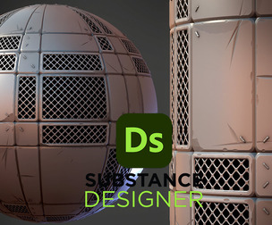 Stylized Sci-Fi Panel