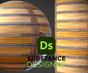 Stylized Sci-Fi Wood
