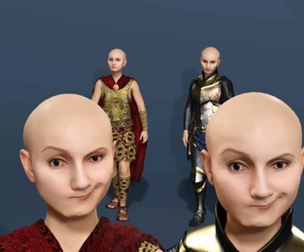 Fantasy Child Knight Duo Fully Animatable