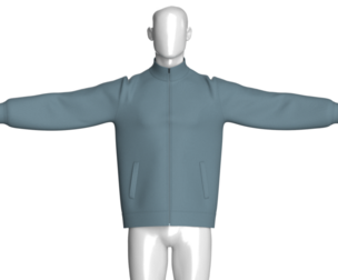 Men Basic Jacket - T Pose | Marvelous / Clo3d / obj / fbx