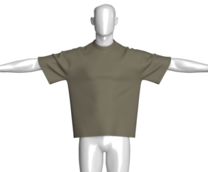 Men Basic Oversized Tshirt - T Pose | Marvelous / Clo3d / obj / fbx