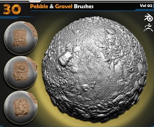 Pebble & Gravel Brushes | Vol.02