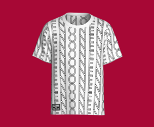 Men Allover None Printed T-Shirt With Patch | Marvelous / Clo3d / obj / fbx