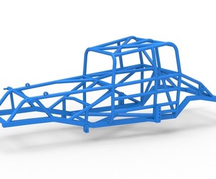 Frame of Canadian vintage modified stock car Scale 1:25