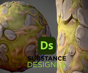 Stylized Stone Rocky Terrain