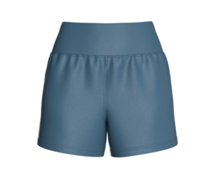 Girls High-Waist Athletic Shorts | Marvelous / Clo3d / obj / fbx