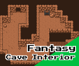 Fantasy Cave Dungeon Tileset 16x16