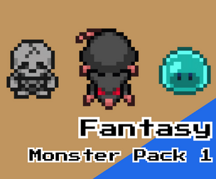 Top‑Down Monster Pack Vol.1 – Skeleton, Rat, Slime (Animated)