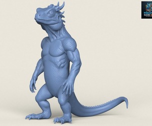 Monster Lizard Character