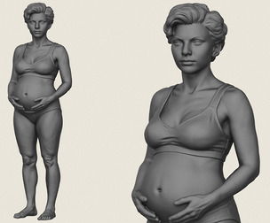Beautiful Pregnant Woman
