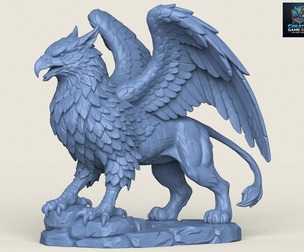 Fantasy Beautiful Griffin Sculpture