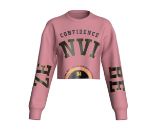 Girls Edge Cropped Sweatshirt | Marvelous / Clo3d / obj / fbx