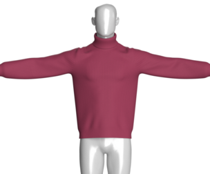 Men Basic Sweater - T Pose | Marvelous / Clo3d / obj / fbx