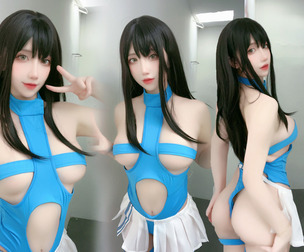 Blue Competitive Swimsuit 蓝色竞技泳装
