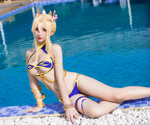 Lancer Alter Swimsuit 白枪呆同人泳装