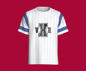 Men Striped Athletic T-Shirt | Marvelous / Clo3d / obj / fbx