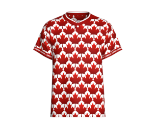 Men Canada Maple Leaf Tessellation Henley Jersey | Marvelous / Clo3d / obj / fbx