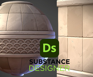 Stylized Stone Fantasy Wall