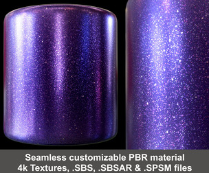 Sparkle Paint  PBR Material