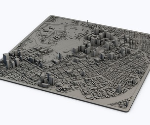 Tokyo City Japan 3D Model - Printable Urban Landscape - Japanese Metropolis Architecture