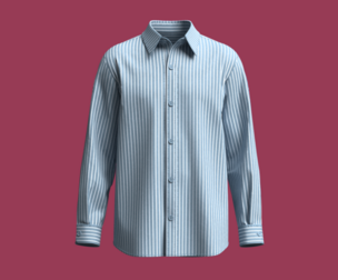 Men Casual Long Sleeve Stripe Shirt | Marvelous / Clo3d / obj / fbx