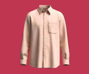Men Classic Vertical Striped Shirt | Marvelous / Clo3d / obj / fbx