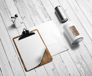 Kitchen PSD Mockup Templates, Editable PSD Gastronomic, Isolated Food Elements