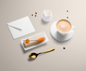 Kitchen PSD Mockup Templates, Editable PSD Gastronomic, Isolated Food Elements