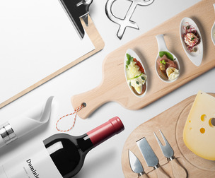 Kitchen PSD Mockup Templates, Editable PSD Gastronomic, Isolated Food Elements