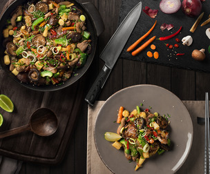 Kitchen PSD Mockup Templates, Editable PSD Gastronomic, Isolated Food Elements