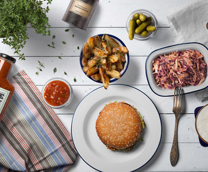 Kitchen PSD Mockup Templates, Editable PSD Gastronomic, Isolated Food Elements