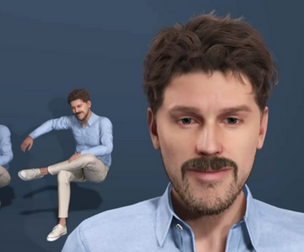 Mature Male Character  Casual Style  Fully Rigged  Blendshapes