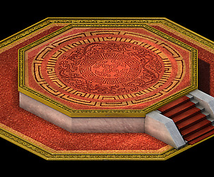 City - octagonal platform