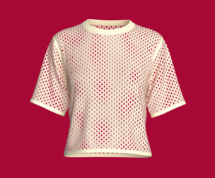 Girls Vortex Mesh T-Shirt | Marvelous / Clo3d / obj / fbx
