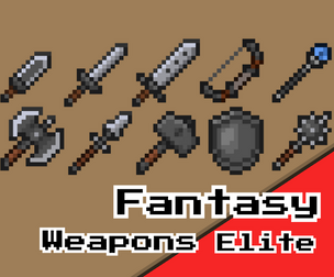 Fantasy Weapons Vol.2 – Enhanced 16x16 Weapon Set