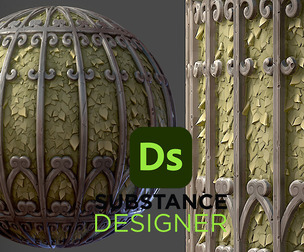 Stylized Metal Barrier