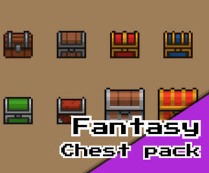 Fantasy Chest Pack – 8 Chests