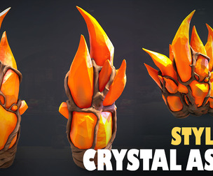 Stylized Crystal 3D Asset