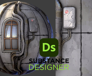 Stylized Concrete Wall