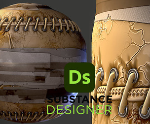 Stylized Leather Fabric Rough