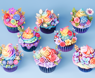 Flower Cupcakes Cake