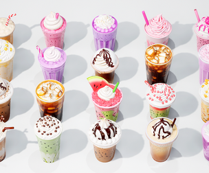 Drink beverage tea cream milk