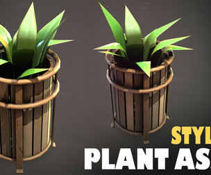 Stylized Plant 3D Asset
