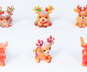 Christmas style elk candy