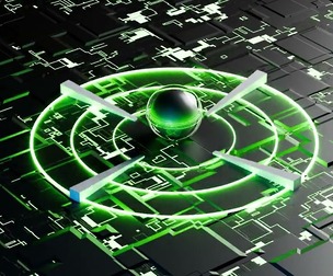 Sci-Fi Cybernetic Core - Futuristic Energy Reactor