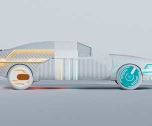 Sci-fi concept car