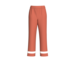 Girls Rust Side-Stripe Straight Leg Trousers | Marvelous / Clo3d / obj / fbx