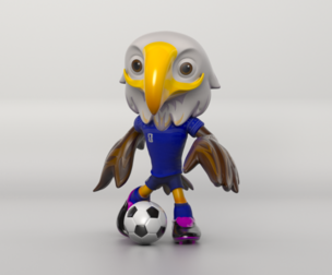 Clutch - 2026 FIFA World Cup Mascot Rigged