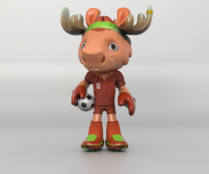 Maple - Fifa 2026 World Cup Mascot Rigged